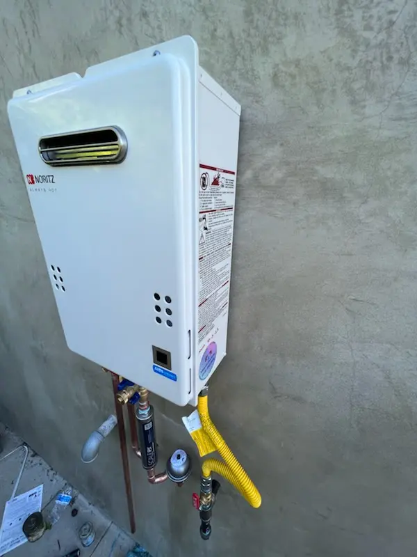 Tankless water heater installation for River Valley Estates homes